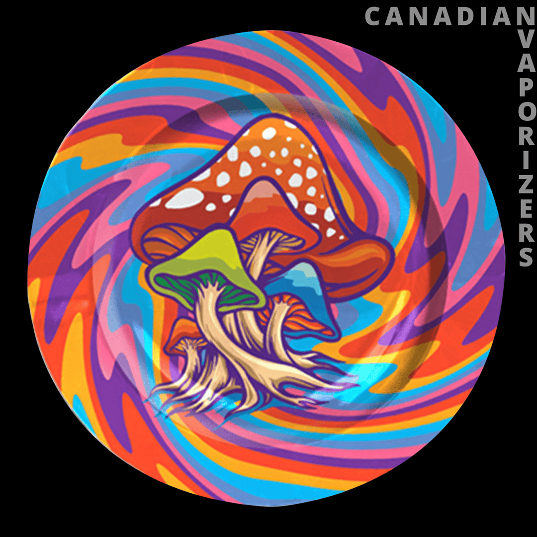 5.5" Mushroom Swirl Ashtray - Canadian Vaporizers