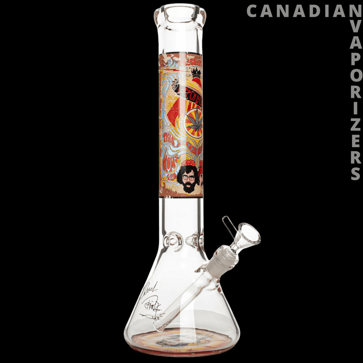 Cheech And Chong Glass 7mm Thick 420 Mind Meld Water Pipe