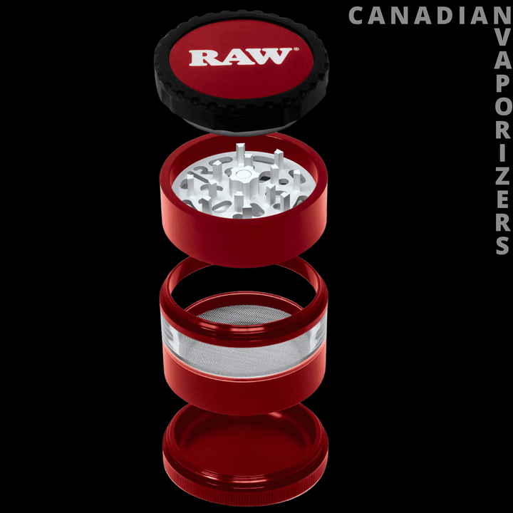 Raw 4-Piece Clear View Grinder