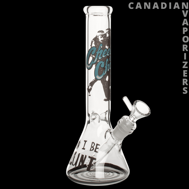 Cheech & Chong 10" Can I Be Blunt Beaker Base Water Pipe - Canadian Vaporizers