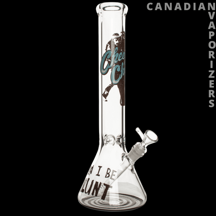 Cheech & Chong 15" 7mm Thick Can I Be Blunt Beaker Base Water Pipe - Canadian Vaporizers