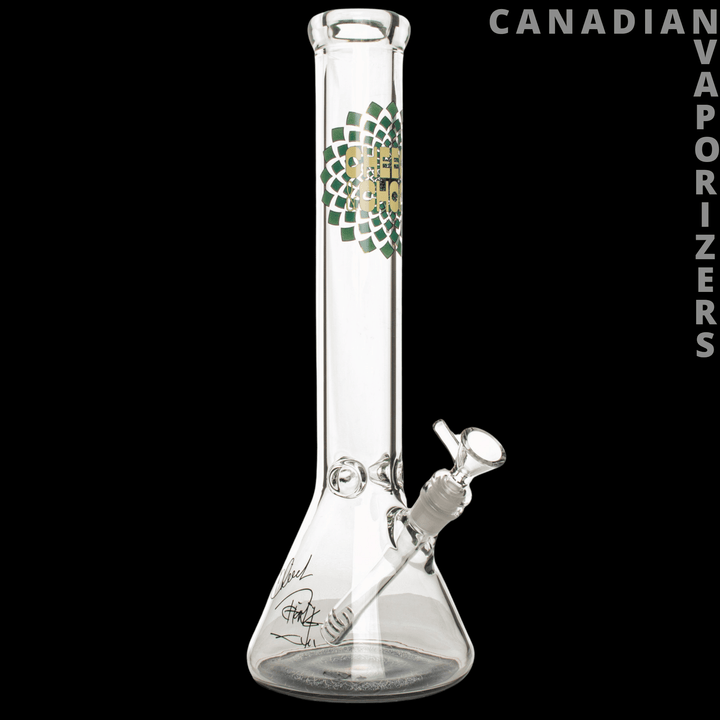 Cheech & Chongs 15" 7mm Thick Fibonacci Beaker Base Water Pipe - Canadian Vaporizers