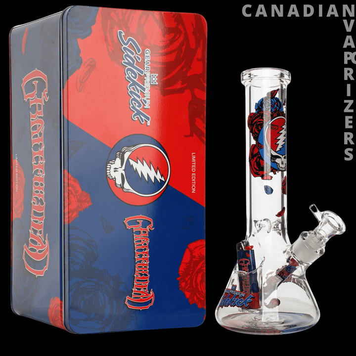 Gear Premium 12" 7mm Thick Steal Your Face Sidekick Water Pipe (Limited Edition of 420) - Canadian Vaporizers