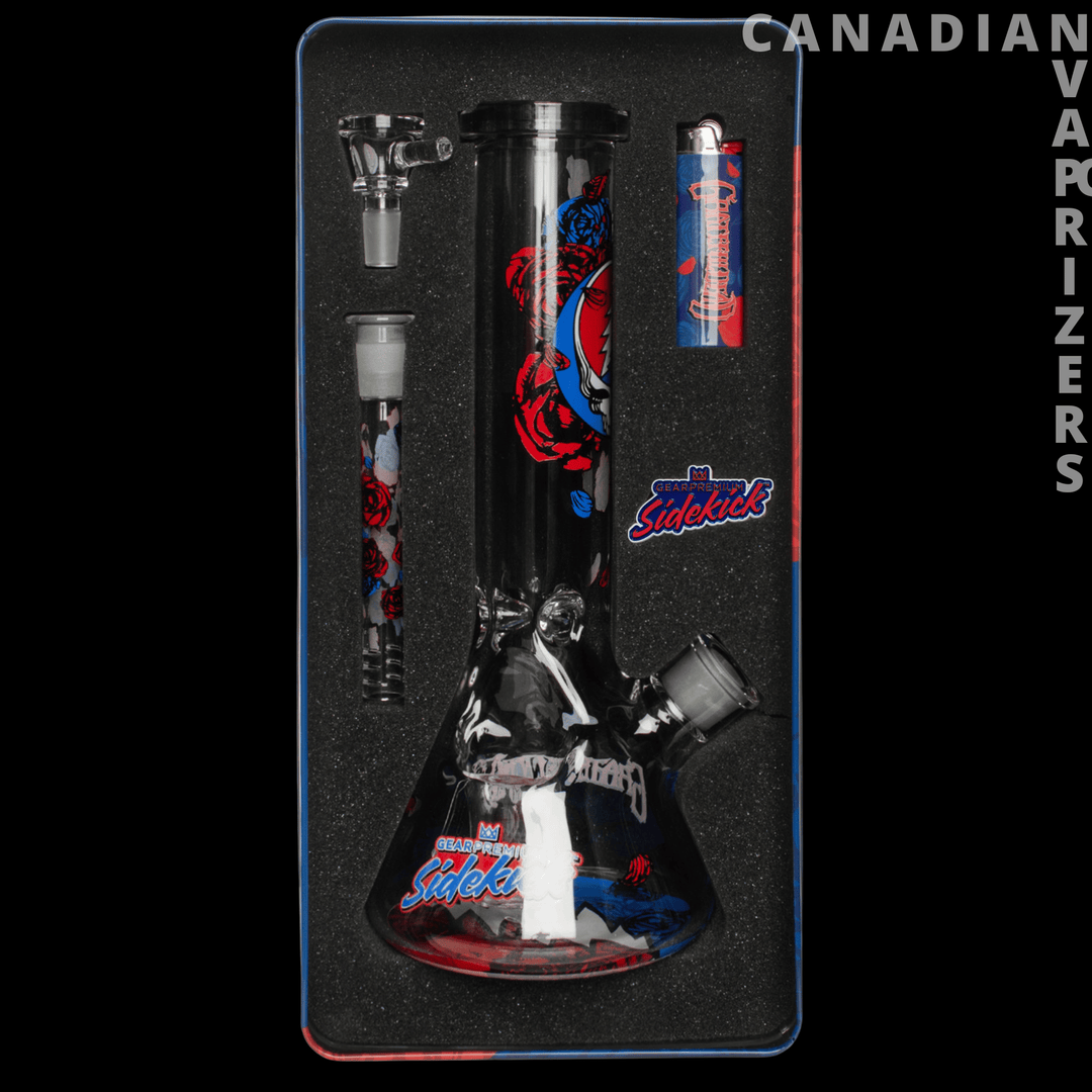 Gear Premium 12" 7mm Thick Steal Your Face Sidekick Water Pipe (Limited Edition of 420) - Canadian Vaporizers