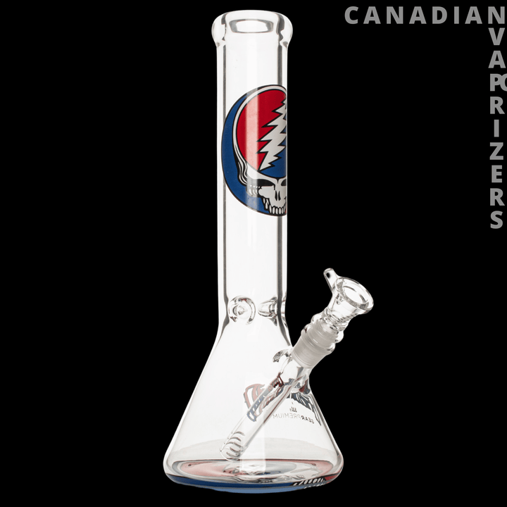 Gear Premium 13” 7mm Thick Steal Your Face Beaker Base Water Pipe - Canadian Vaporizers