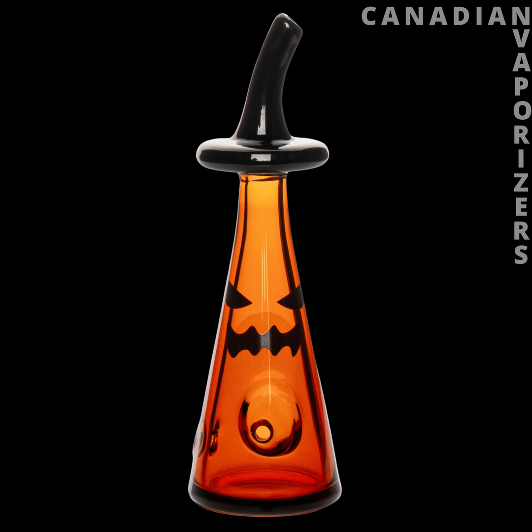 Red Eye Glass 5" Halloween Jack Hand Pipe - Canadian Vaporizers