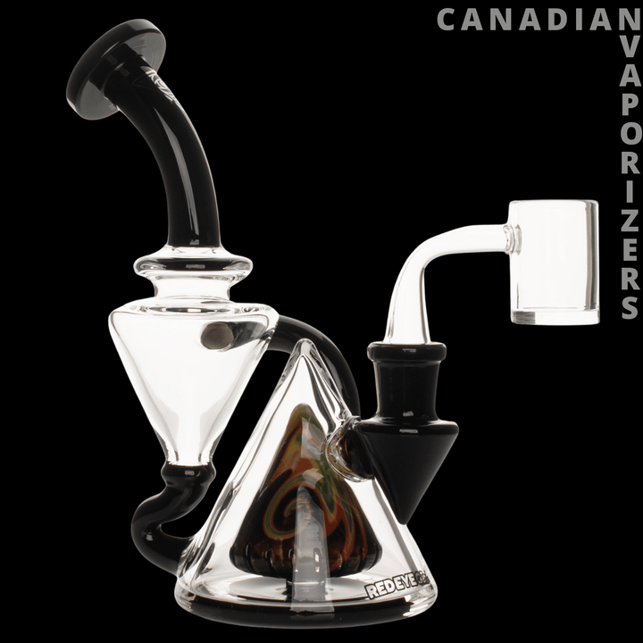 Red Eye Glass 7" Montage Recycler - Canadian Vaporizers