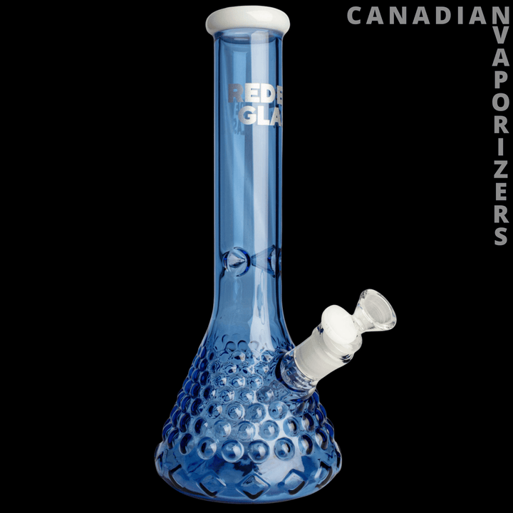 Red Eye Glass 12" Hermes Beaker Base Water Pipe - Canadian Vaporizers