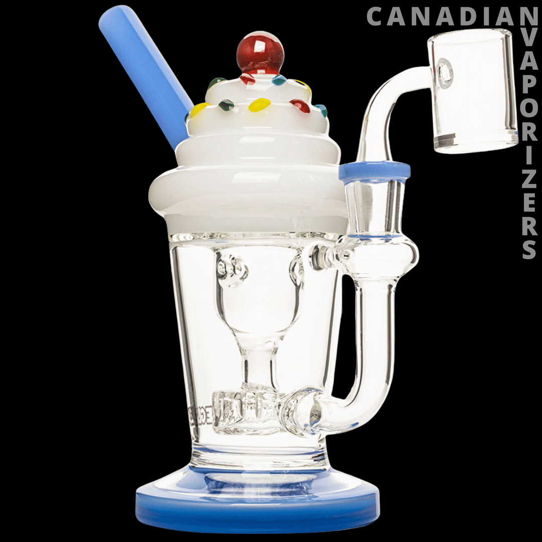 Red Eye Glass 8" Milkshake Incycler Rig - Canadian Vaporizers