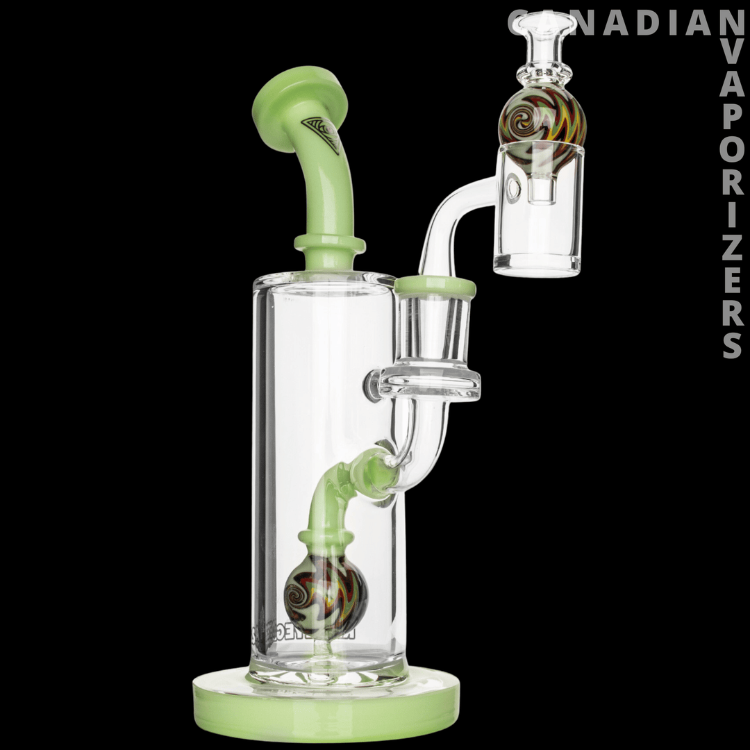 Red Eye Glass 8" Pulse Concentrate Rig Set - Canadian Vaporizers